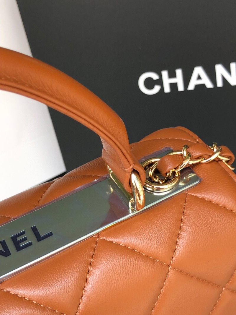 Ch**el top handle bags